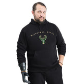 Black Milwaukee Bucks G-III Sports by Carl Banks Adaptive Team Arc Fleece Hoodie | NBA