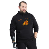 Black Phoenix Suns G-III Sports by Carl Banks Adaptive Team Arc Fleece Hoodie | NBA