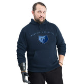 Navy Memphis Grizzlies G-III Sports by Carl Banks Adaptive Team Arc Fleece Hoodie | NBA