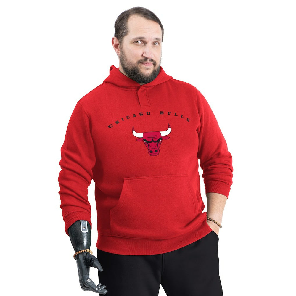 Red Chicago Bulls G-III Sports by Carl Banks Adaptive Team Arc Fleece Hoodie sale | NBA