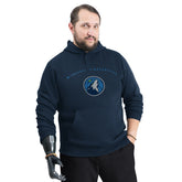 Navy Minnesota Timberwolves G-III Sports by Carl Banks Adaptive Team Arc Fleece Hoodie | NBA