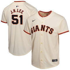 Jung Hoo Lee San Francisco Giants Nike Youth Home Player Game Jersey - MLB Jerseys