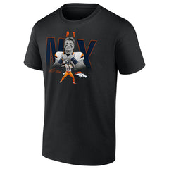 Denver Broncos Bo Nix Humble Shadow Player Graphic T-Shirt | NFL Online