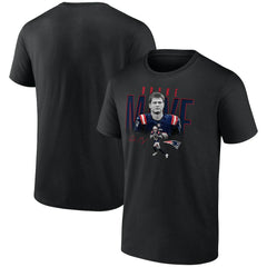 New England Patriots Drake Maye Humble Shadow Player Graphic T-Shirt | NFL On sale