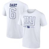 New York Giants Jaxson Dart Tonal Name & Number T-Shirt | NFL Sale