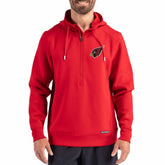 Arizona Cardinals Cutter & Buck Roam Eco Half-Zip Recycled Pullover Hoodie | NFL Hot
