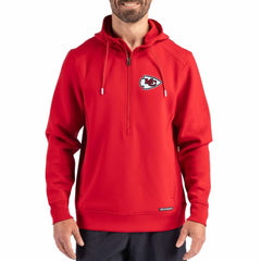 Kansas City Chiefs Cutter & Buck Roam Eco Half-Zip Recycled Pullover Hoodie | NFL Near me