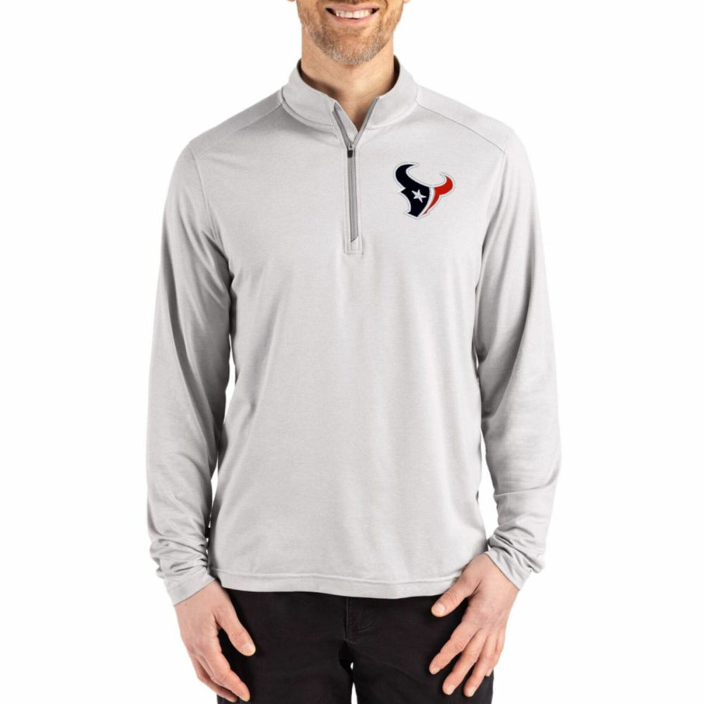 Houston Texans Cutter & Buck Coastline Epic Comfort Recycled Quarter-Zip Pullover | NFL Near me