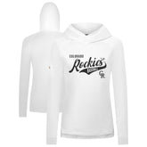 Colorado Rockies Levelwear Women's Slender Glide Raglan Hoodie - MLB Hoodies