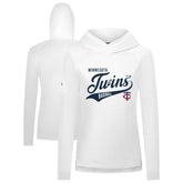 Minnesota Twins Levelwear Women's Slender Glide Raglan Hoodie - MLB Hoodies
