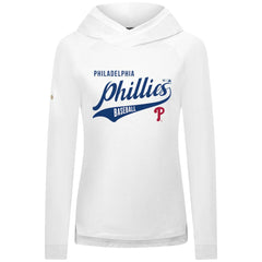Philadelphia Phillies Levelwear Women's Slender Glide Raglan Hoodie - MLB Hoodies
