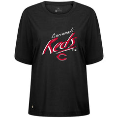 Cincinnati Reds Levelwear Women's Bloom Sizzle T-Shirt - MLB T-shirts