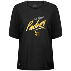 San Diego Padres Levelwear Women's Bloom Sizzle T-Shirt - MLB T-shirts