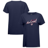 Washington Nationals Levelwear Women's Influx Sizzle T-Shirt - MLB T-shirts