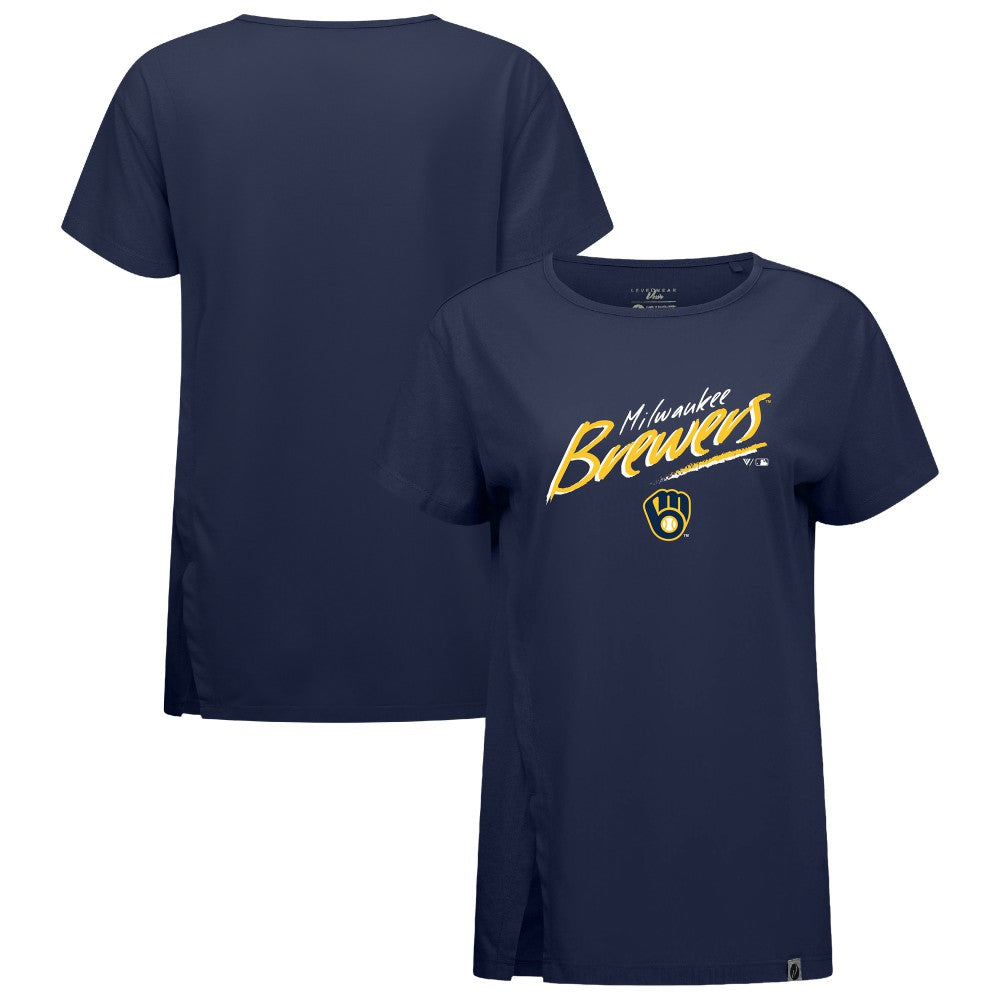 Milwaukee Brewers Levelwear Women's Influx Sizzle T-Shirt - MLB T-shirts
