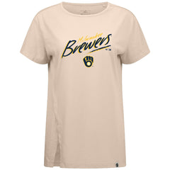 Milwaukee Brewers Levelwear Women's Influx Sizzle T-Shirt - MLB T-shirts