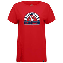 Washington Nationals Levelwear Women's Influx Banner Arch T-Shirt - MLB T-shirts