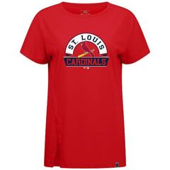 St. Louis Cardinals Levelwear Women's Influx Banner Arch T-Shirt - MLB T-shirts