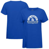 Los Angeles Dodgers Levelwear Women's Influx Banner Arch T-Shirt - MLB T-shirts