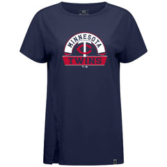 Minnesota Twins Levelwear Women's Influx Banner Arch T-Shirt - MLB T-shirts