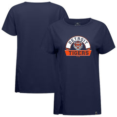 Detroit Tigers Levelwear Women's Influx Banner Arch T-Shirt - MLB T-shirts