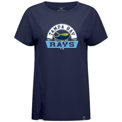 Tampa Bay Rays Levelwear Women's Influx Banner Arch T-Shirt - MLB T-shirts