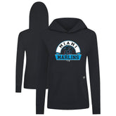 Miami Marlins Levelwear Women's Relay Banner Arch Long Sleeve T-Shirt Hoodie - MLB Hoodies
