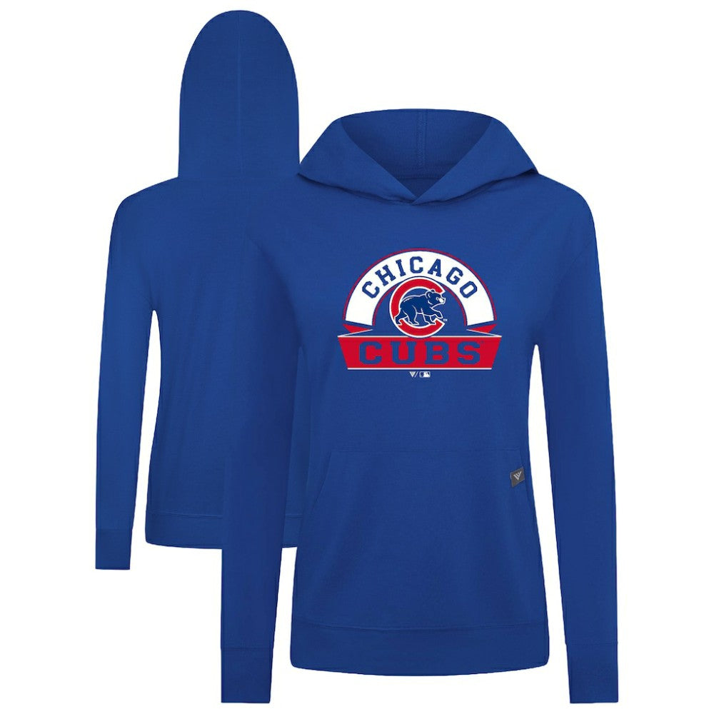 Chicago Cubs Levelwear Women's Relay Banner Arch Long Sleeve T-Shirt Hoodie - MLB Hoodies
