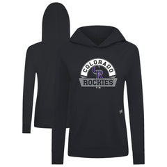 Colorado Rockies Levelwear Women's Relay Banner Arch Long Sleeve T-Shirt Hoodie - MLB Hoodies