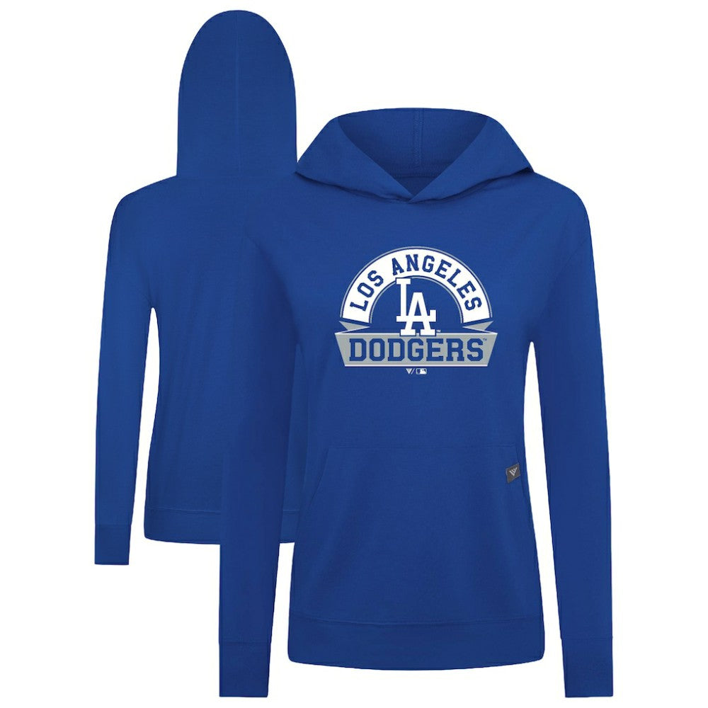 Los Angeles Dodgers Levelwear Women's Relay Banner Arch Long Sleeve T-Shirt Hoodie - MLB Hoodies