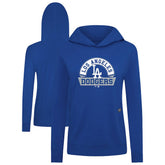Los Angeles Dodgers Levelwear Women's Relay Banner Arch Long Sleeve T-Shirt Hoodie - MLB Hoodies