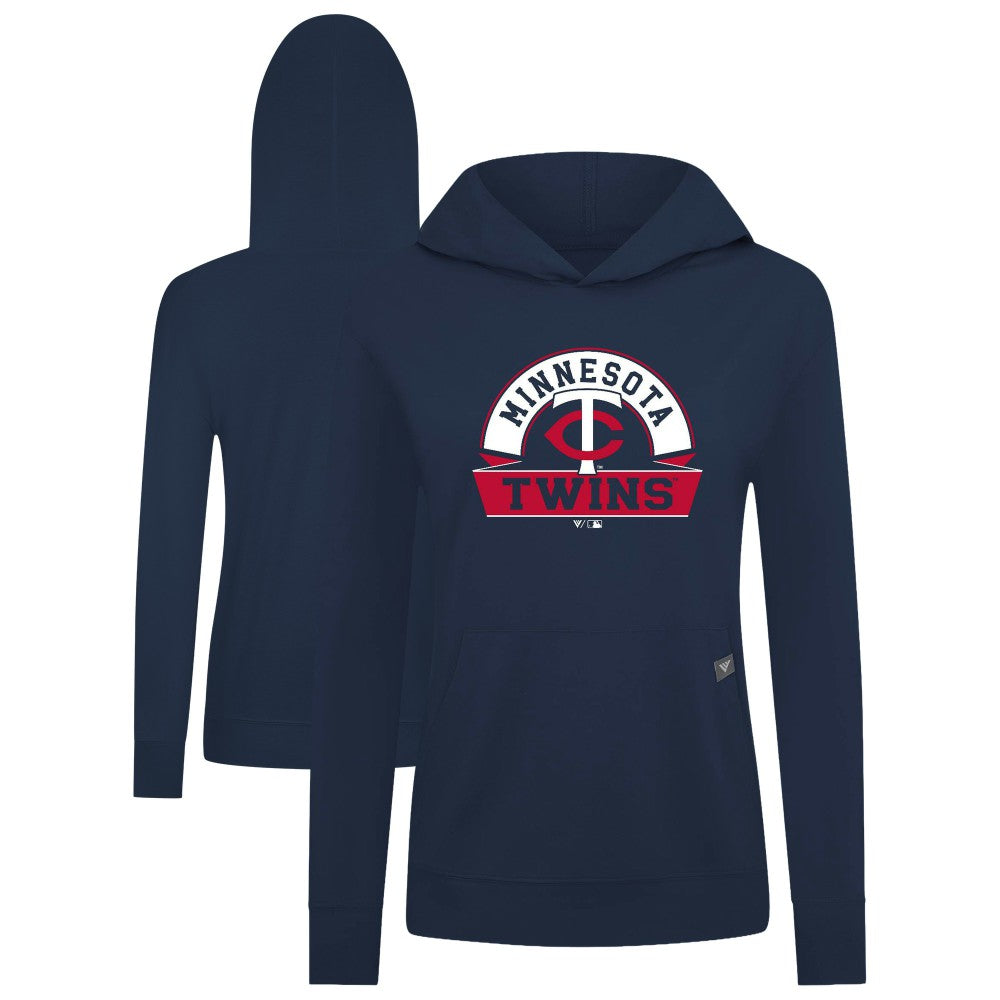 Minnesota Twins Levelwear Women's Relay Banner Arch Long Sleeve T-Shirt Hoodie - MLB Hoodies