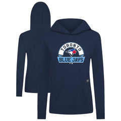 Toronto Blue Jays Levelwear Women's Relay Banner Arch Long Sleeve T-Shirt Hoodie - MLB Hoodies