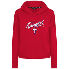 Texas Rangers Levelwear Women's Sweet Sizzle Tri-Blend Hoodie - MLB Hoodies