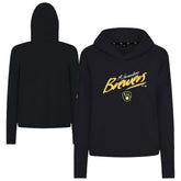 Milwaukee Brewers Levelwear Women's Sweet Sizzle Tri-Blend Hoodie - MLB Hoodies