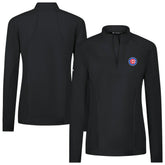 Chicago Cubs Levelwear Women's Upright Insignia 2.0 Quarter-Zip Tri-Blend Top - MLB Tops