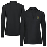 Milwaukee Brewers Levelwear Women's Upright Insignia 2.0 Quarter-Zip Tri-Blend Top - MLB Tops