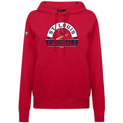 St. Louis Cardinals Levelwear Women's Adorn Banner Arch Hoodie - MLB Hoodies