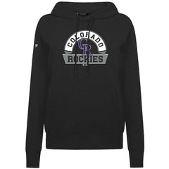 Colorado Rockies Levelwear Women's Adorn Banner Arch Hoodie - MLB Hoodies