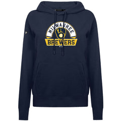 Milwaukee Brewers Levelwear Women's Adorn Banner Arch Hoodie - MLB Hoodies