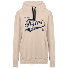 Detroit Tigers Levelwear Women's Oversized Waterfall Glide Hoodie - MLB Hoodies