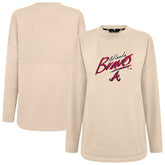 Atlanta Braves Levelwear Women's Oversized Beaudry Sizzle Top - MLB Tops