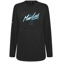 Miami Marlins Levelwear Women's Oversized Beaudry Sizzle Top - MLB Tops