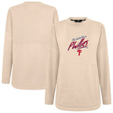 Philadelphia Phillies Levelwear Women's Oversized Beaudry Sizzle Top - MLB Tops