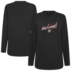 Washington Nationals Levelwear Women's Oversized Beaudry Sizzle Top - MLB Tops