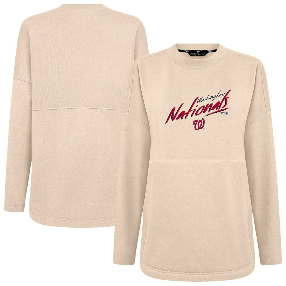 Washington Nationals Levelwear Women's Oversized Beaudry Sizzle Top - MLB Tops