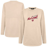 Washington Nationals Levelwear Women's Oversized Beaudry Sizzle Top - MLB Tops