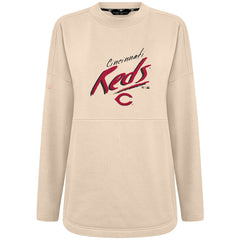 Cincinnati Reds Levelwear Women's Oversized Beaudry Sizzle Top - MLB Tops