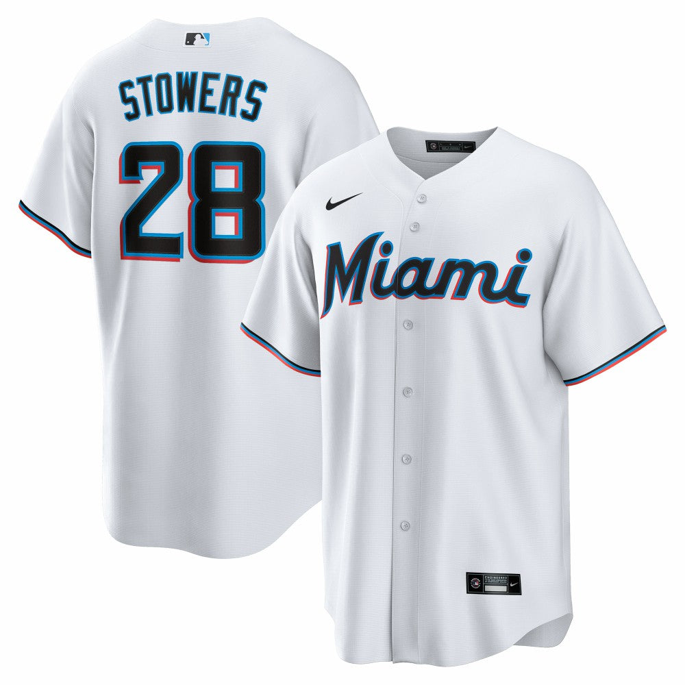 Kyle Stowers Miami Marlins Nike Youth Home Replica Jersey - MLB Jerseys