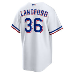 Wyatt Langford Texas Rangers Nike Youth Home Replica Jersey - MLB Jerseys